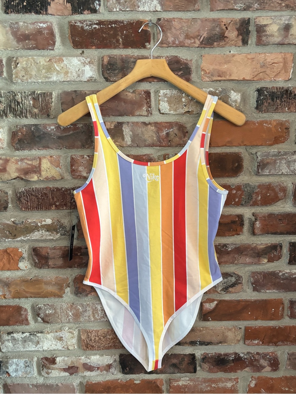 Nike Stripe Retro Femme Tank Bodysuit NWT, M